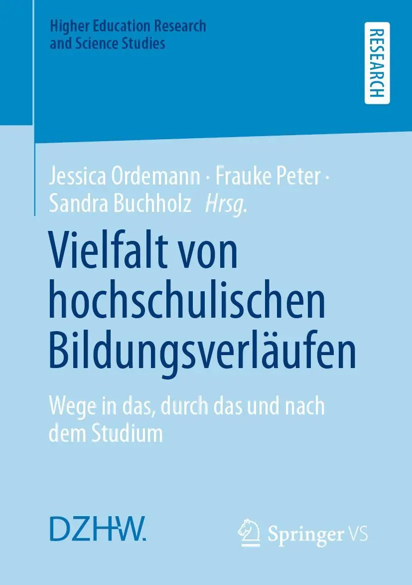 Cover: 9783658396565 | Vielfalt von hochschulischen Bildungsverläufen | Ordemann (u. a.) | vi