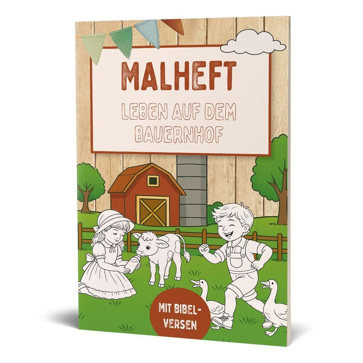 Cover: 9783989676565 | Malheft: Leben auf dem Bauernhof | Mit Bibelversen | Hope (u. a.)