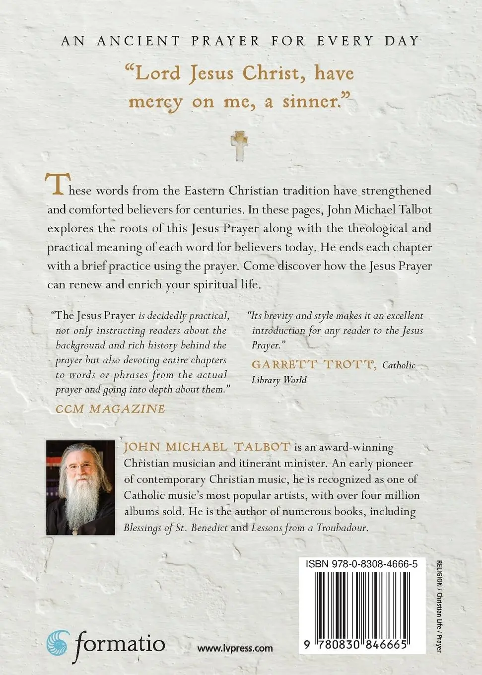 Rückseite: 9780830846665 | The Jesus Prayer | A Cry for Mercy, a Path of Renewal | Talbot | Buch