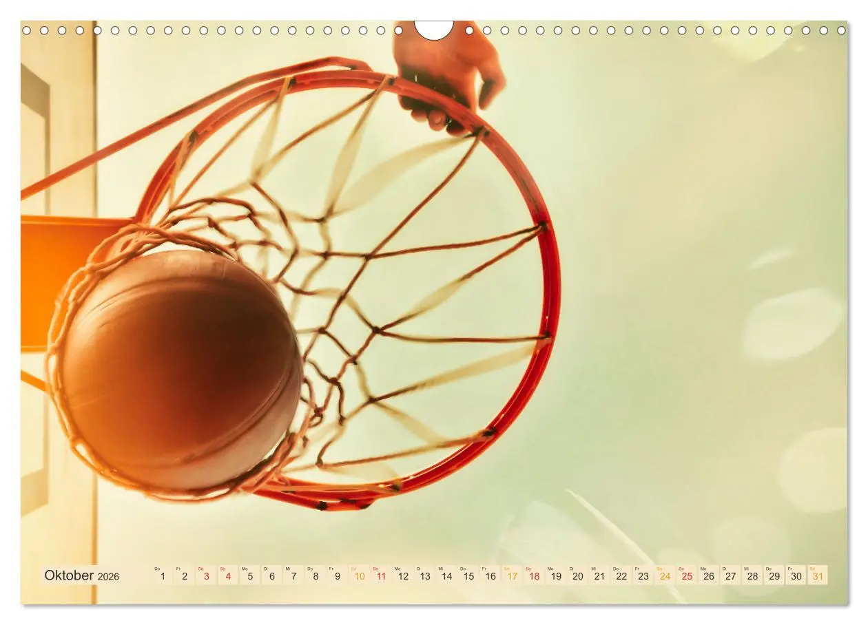 Bild: 9783457556665 | Basketball Liebe (Wandkalender 2026 DIN A3 quer), CALVENDO...