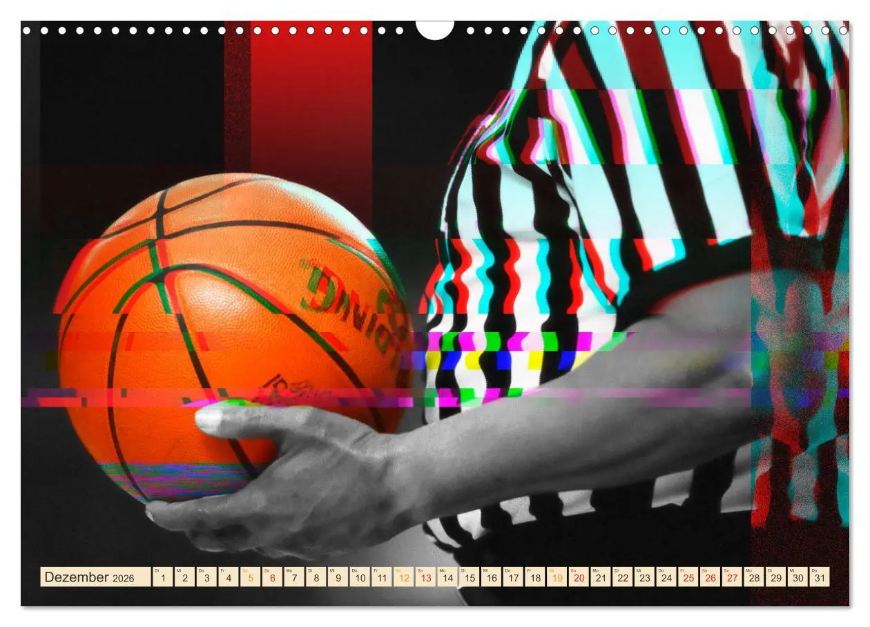 Bild: 9783457556665 | Basketball Liebe (Wandkalender 2026 DIN A3 quer), CALVENDO...
