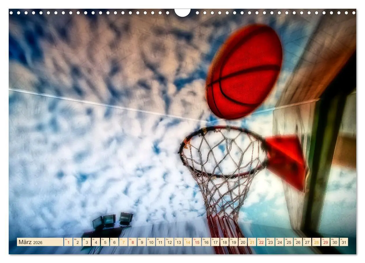 Bild: 9783457556665 | Basketball Liebe (Wandkalender 2026 DIN A3 quer), CALVENDO...