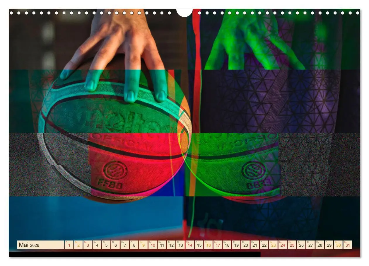 Bild: 9783457556665 | Basketball Liebe (Wandkalender 2026 DIN A3 quer), CALVENDO...
