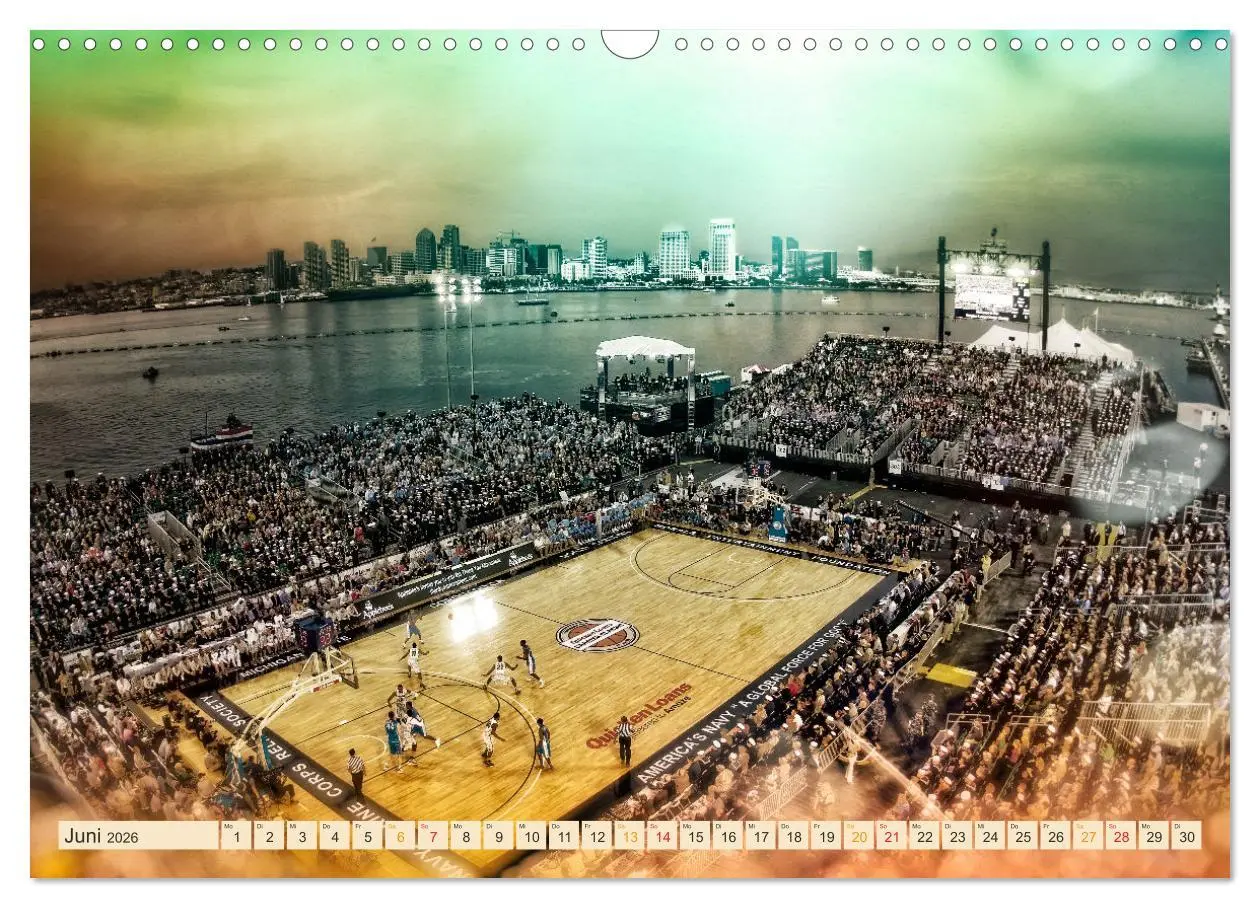 Bild: 9783457556665 | Basketball Liebe (Wandkalender 2026 DIN A3 quer), CALVENDO...