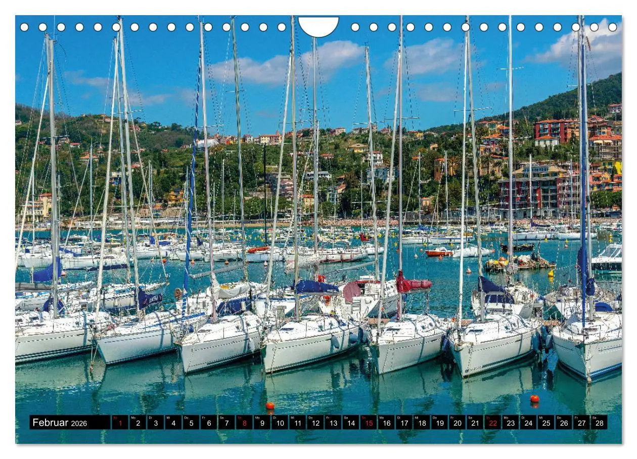 Bild: 9783457796665 | Bunte Woche in Ligurien (Wandkalender 2026 DIN A4 quer), CALVENDO...