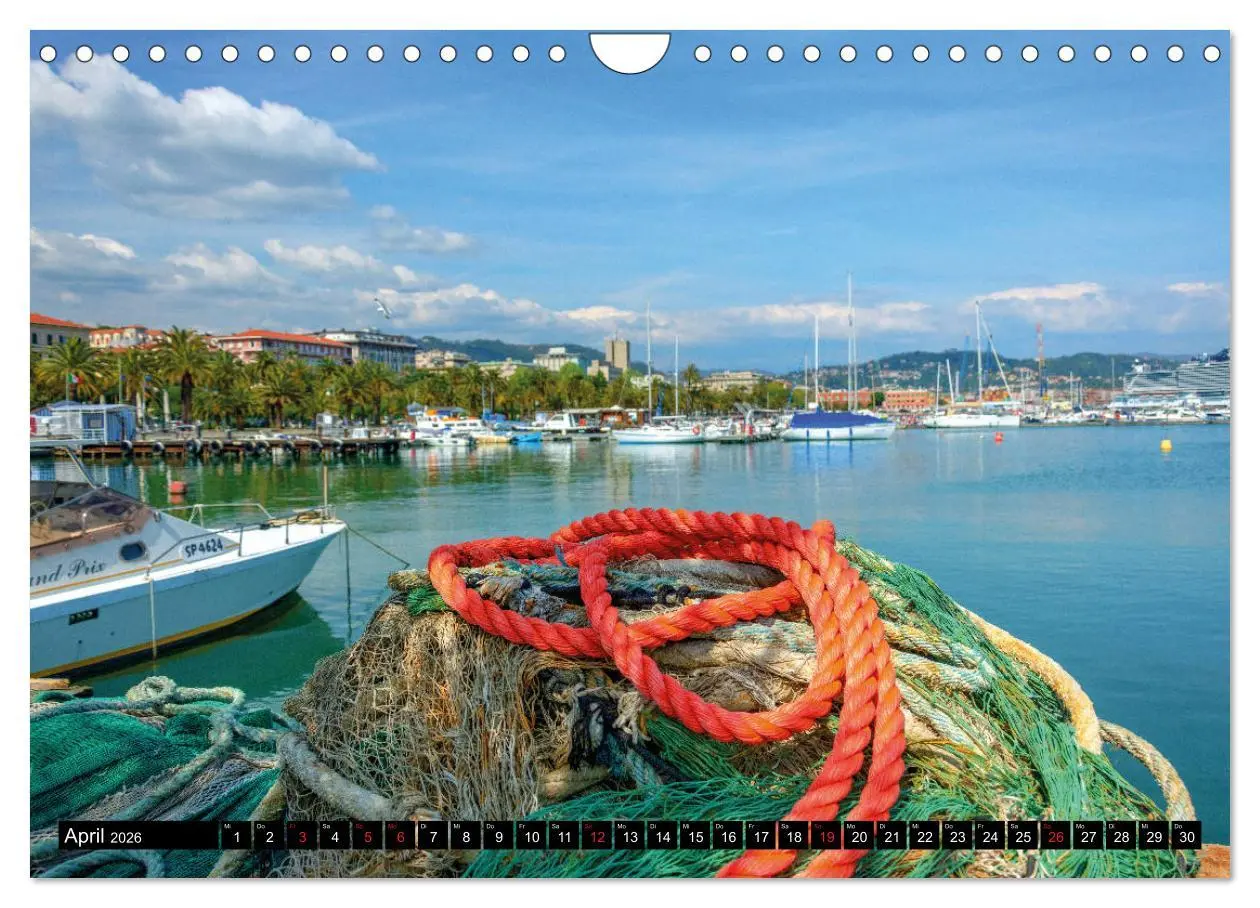 Bild: 9783457796665 | Bunte Woche in Ligurien (Wandkalender 2026 DIN A4 quer), CALVENDO...
