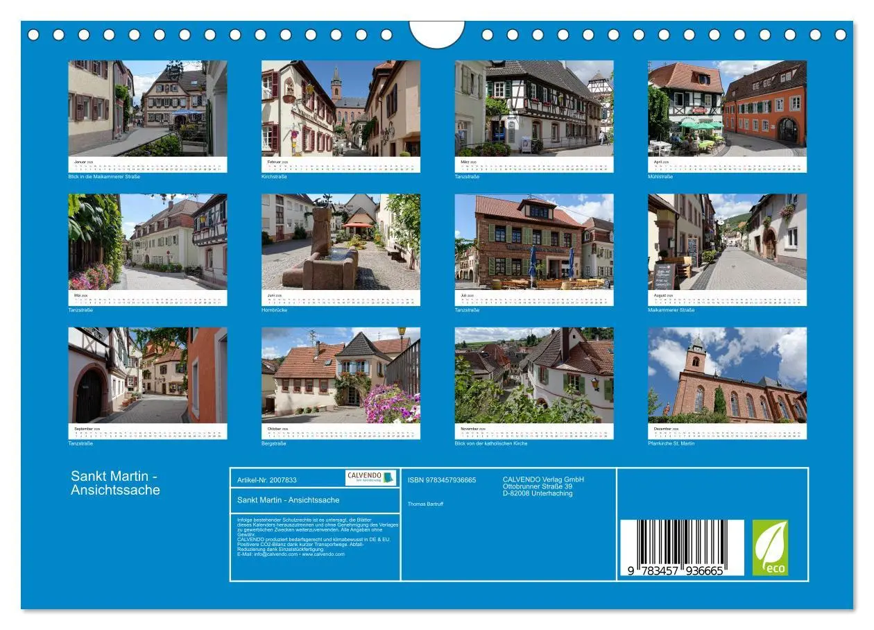 Bild: 9783457936665 | Sankt Martin - Ansichtssache (Wandkalender 2026 DIN A4 quer),...