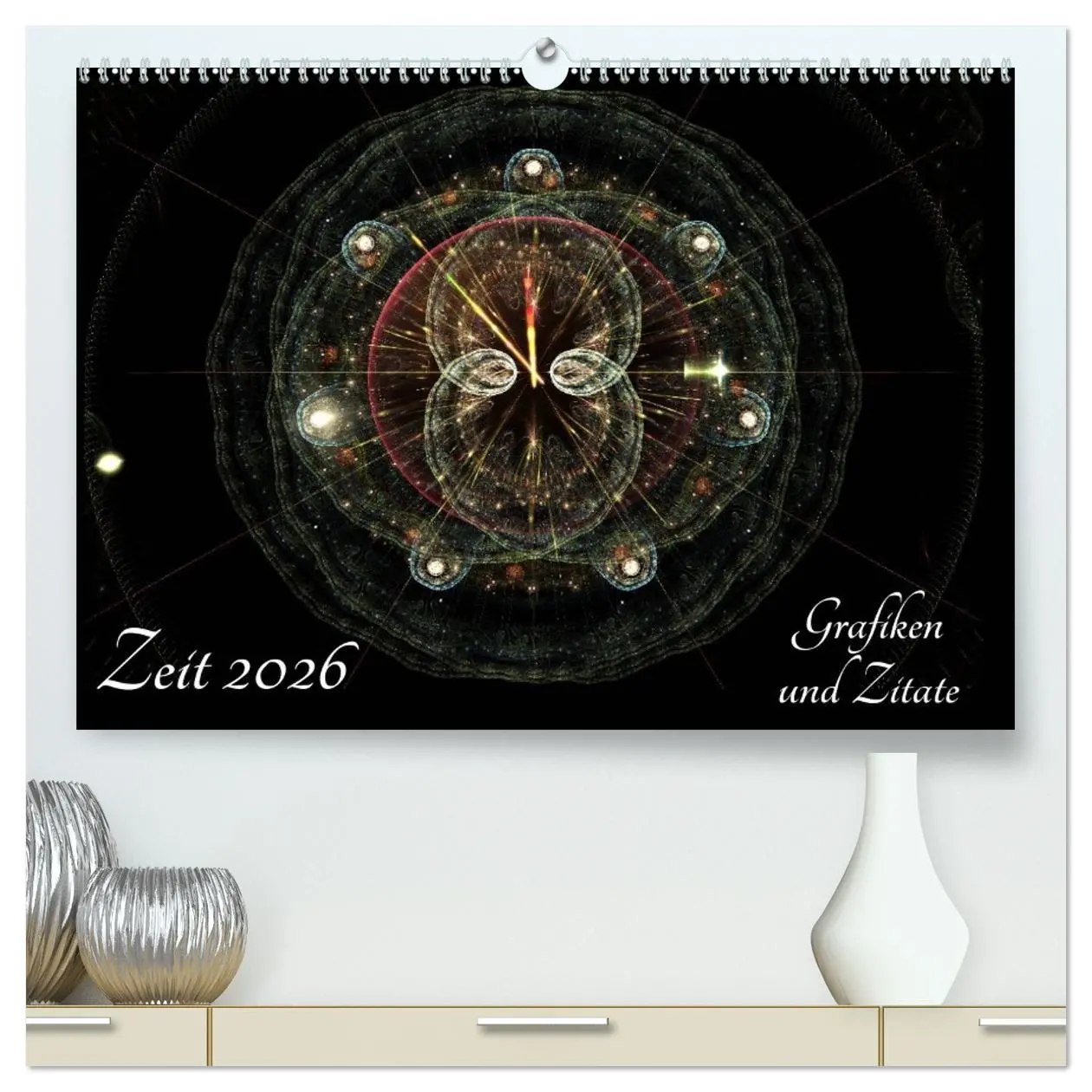 Cover: 9783516026665 | Zeit 2026 - Grafiken und Zitate (hochwertiger Premium Wandkalender...