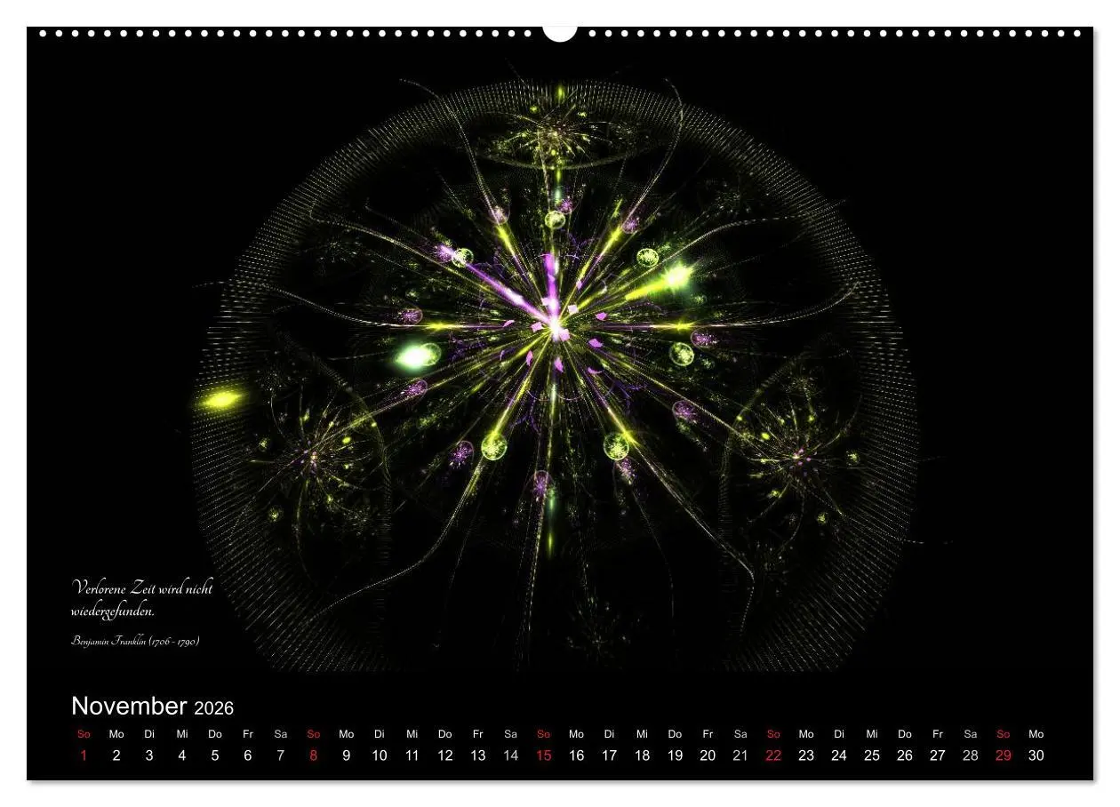 Bild: 9783516026665 | Zeit 2026 - Grafiken und Zitate (hochwertiger Premium Wandkalender...