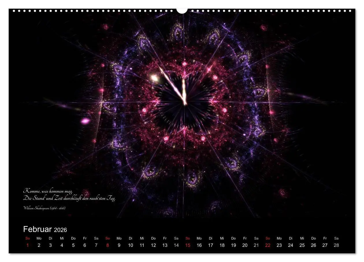 Bild: 9783516026665 | Zeit 2026 - Grafiken und Zitate (hochwertiger Premium Wandkalender...