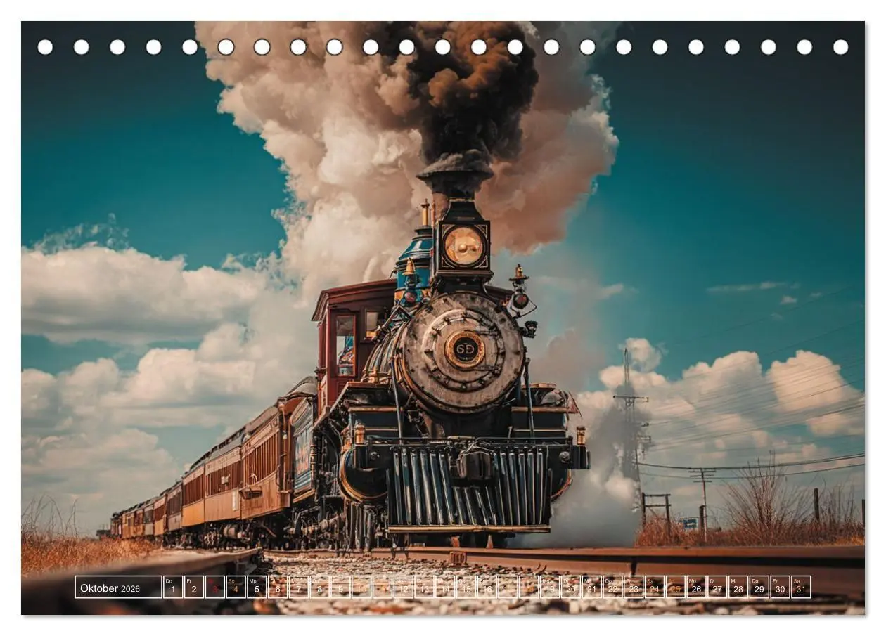 Bild: 9783516716665 | Stahlgiganten unter Dampf (Tischkalender 2026 DIN A5 quer),...