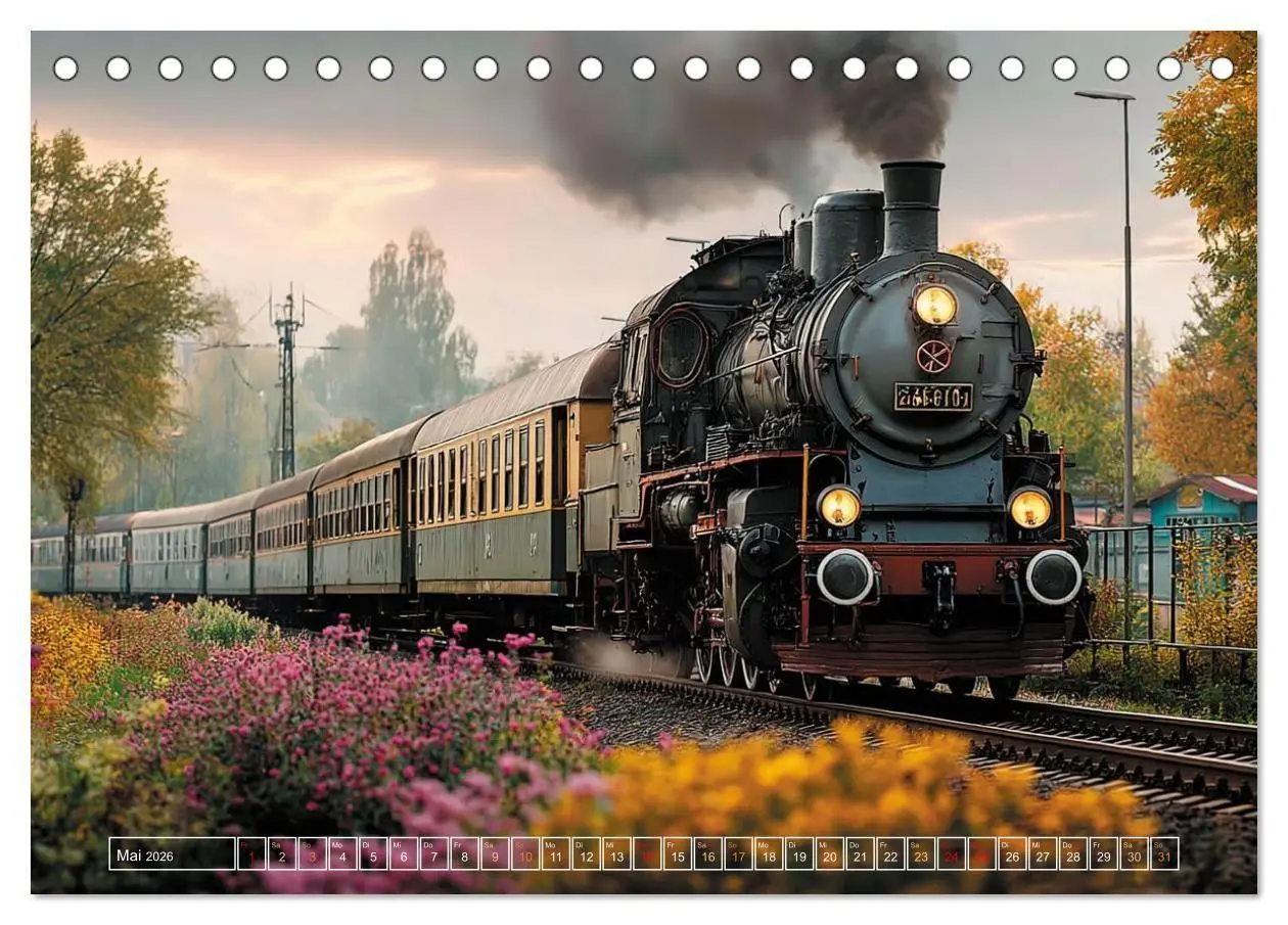 Bild: 9783516716665 | Stahlgiganten unter Dampf (Tischkalender 2026 DIN A5 quer),...