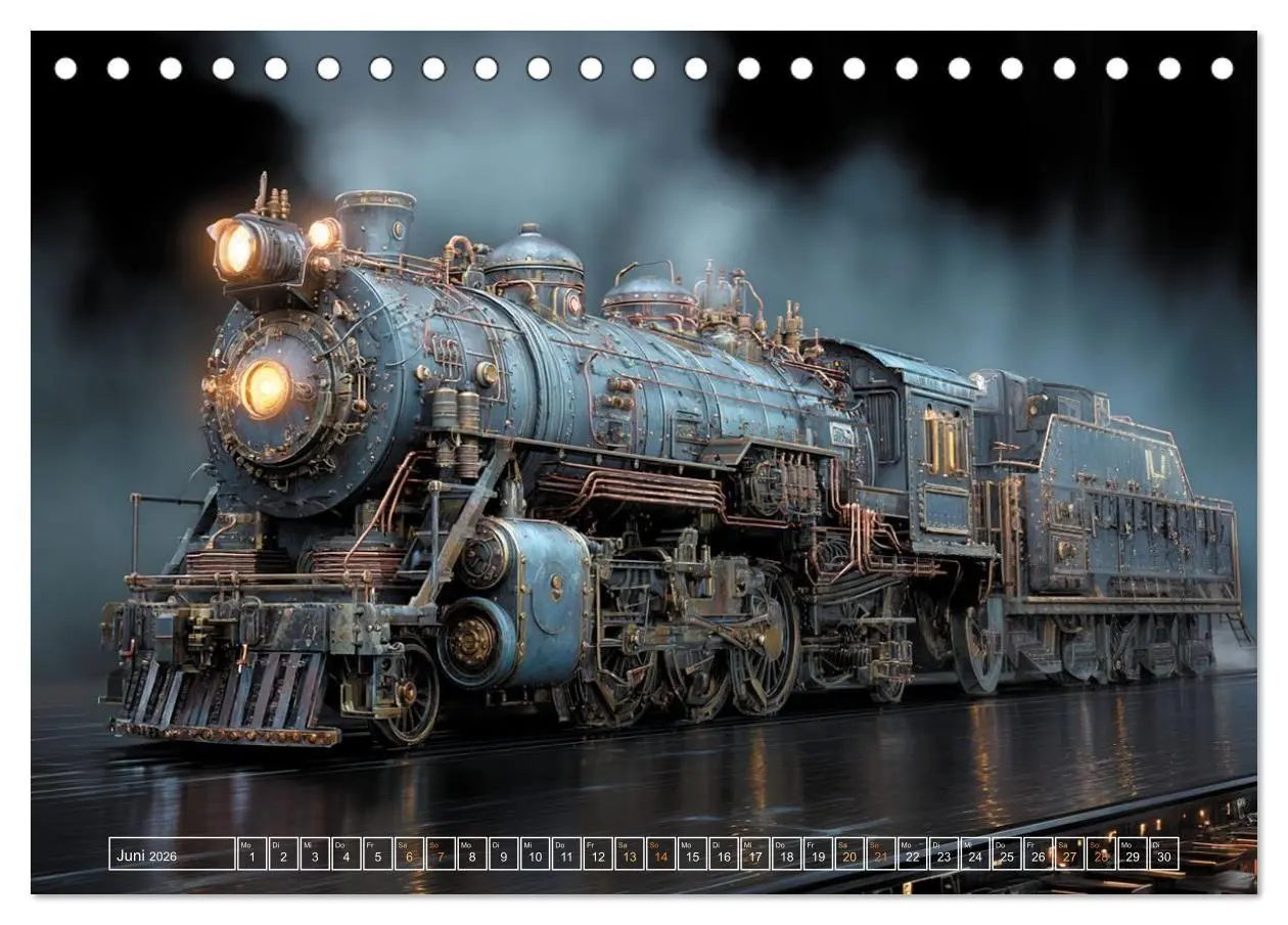 Bild: 9783516716665 | Stahlgiganten unter Dampf (Tischkalender 2026 DIN A5 quer),...
