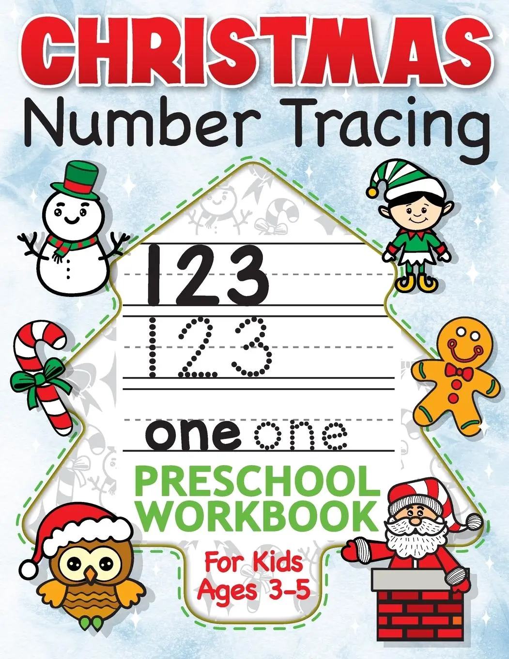 Cover: 9781945056765 | Christmas Number Tracing Preschool Workbook for Kids Ages 3-5 | Buch