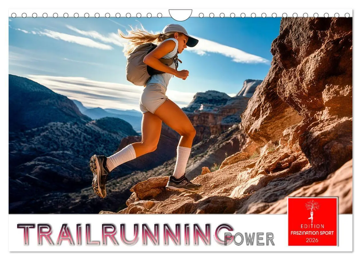 Cover: 9783457306765 | Trailrunning Power (Wandkalender 2026 DIN A4 quer), CALVENDO...