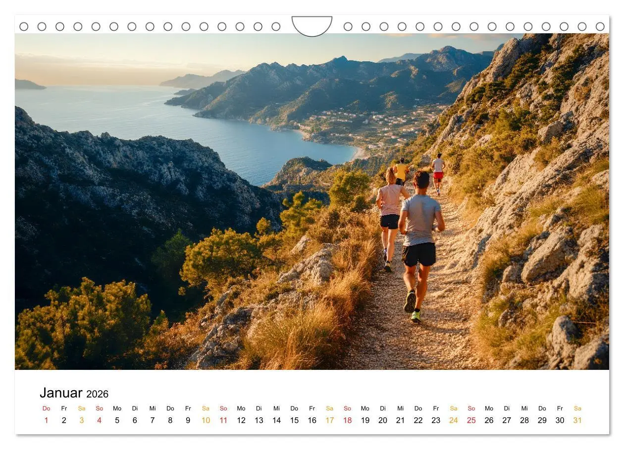Bild: 9783457306765 | Trailrunning Power (Wandkalender 2026 DIN A4 quer), CALVENDO...