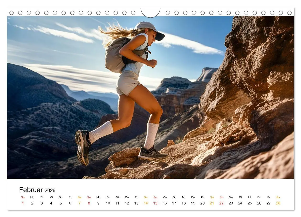 Bild: 9783457306765 | Trailrunning Power (Wandkalender 2026 DIN A4 quer), CALVENDO...