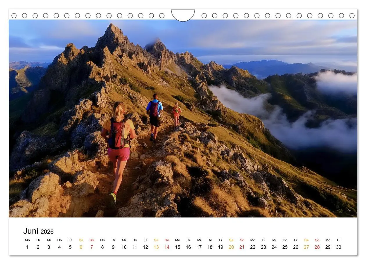 Bild: 9783457306765 | Trailrunning Power (Wandkalender 2026 DIN A4 quer), CALVENDO...
