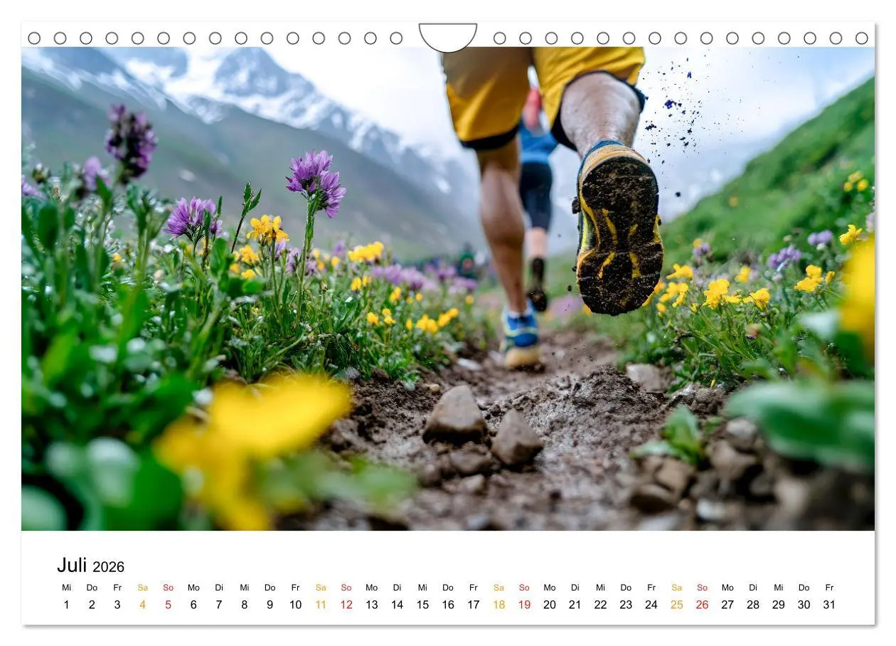 Bild: 9783457306765 | Trailrunning Power (Wandkalender 2026 DIN A4 quer), CALVENDO...