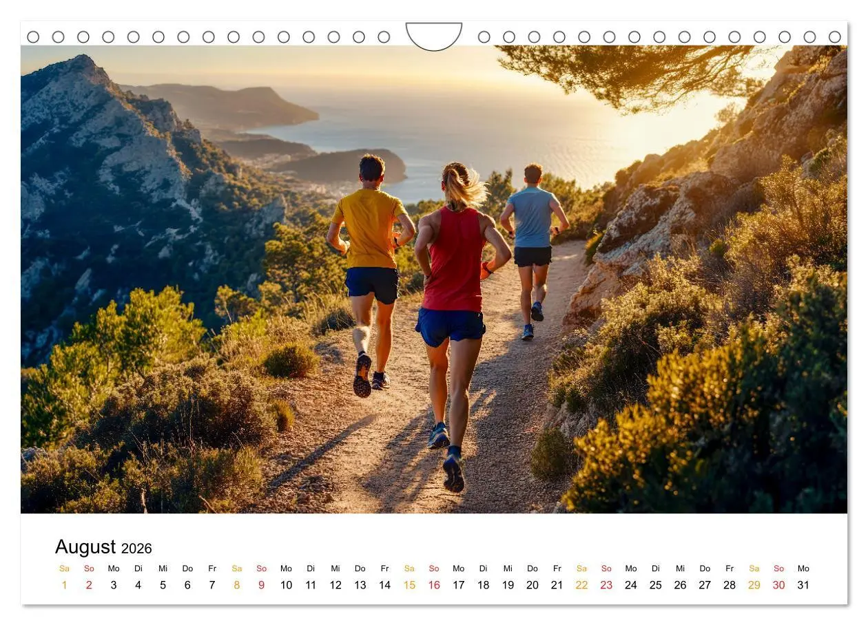 Bild: 9783457306765 | Trailrunning Power (Wandkalender 2026 DIN A4 quer), CALVENDO...
