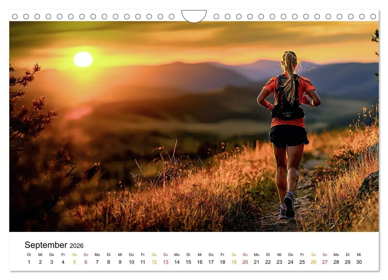 Bild: 9783457306765 | Trailrunning Power (Wandkalender 2026 DIN A4 quer), CALVENDO...