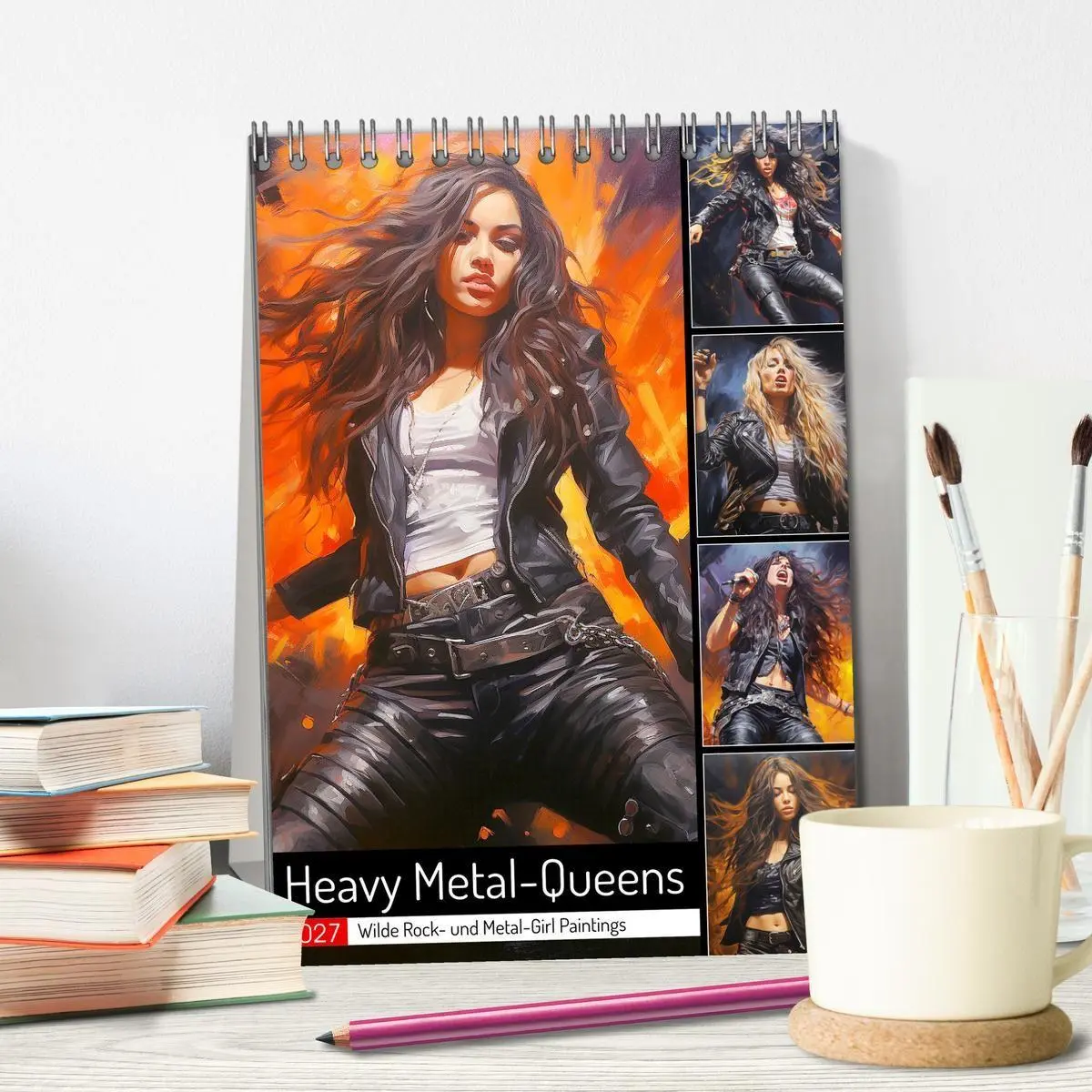 Bild: 9783569276765 | Heavy Metal-Queens. Wilde Rock- und Metal-Girl Paintings...