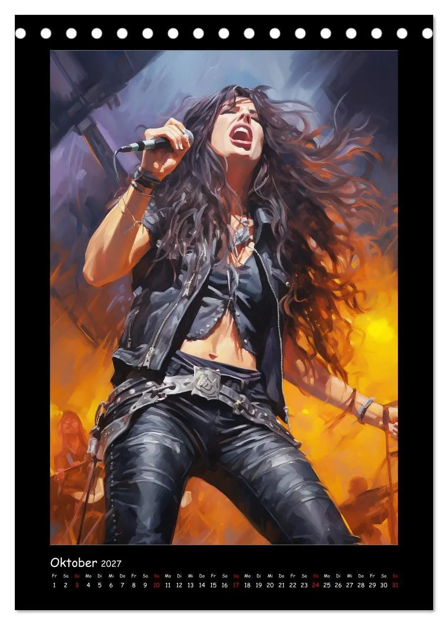 Bild: 9783569276765 | Heavy Metal-Queens. Wilde Rock- und Metal-Girl Paintings...