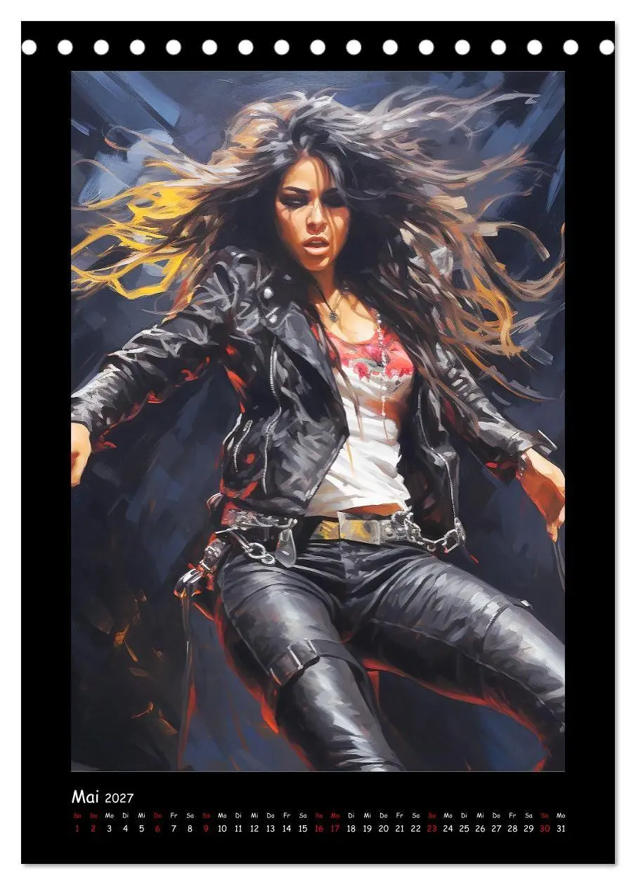 Bild: 9783569276765 | Heavy Metal-Queens. Wilde Rock- und Metal-Girl Paintings...