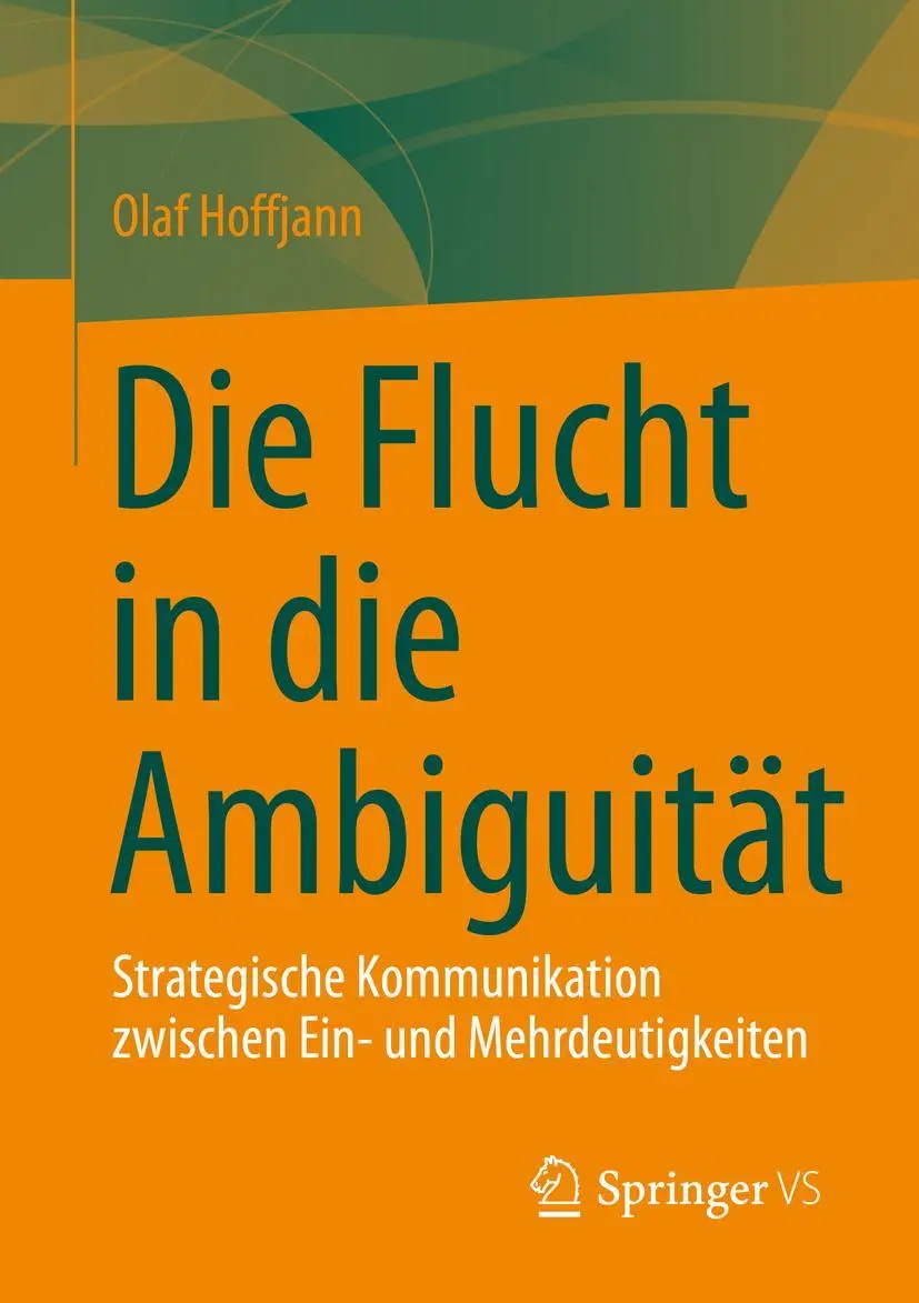 Cover: 9783658376765 | Die Flucht in die Ambiguität | Olaf Hoffjann | Taschenbuch | vi | 2022