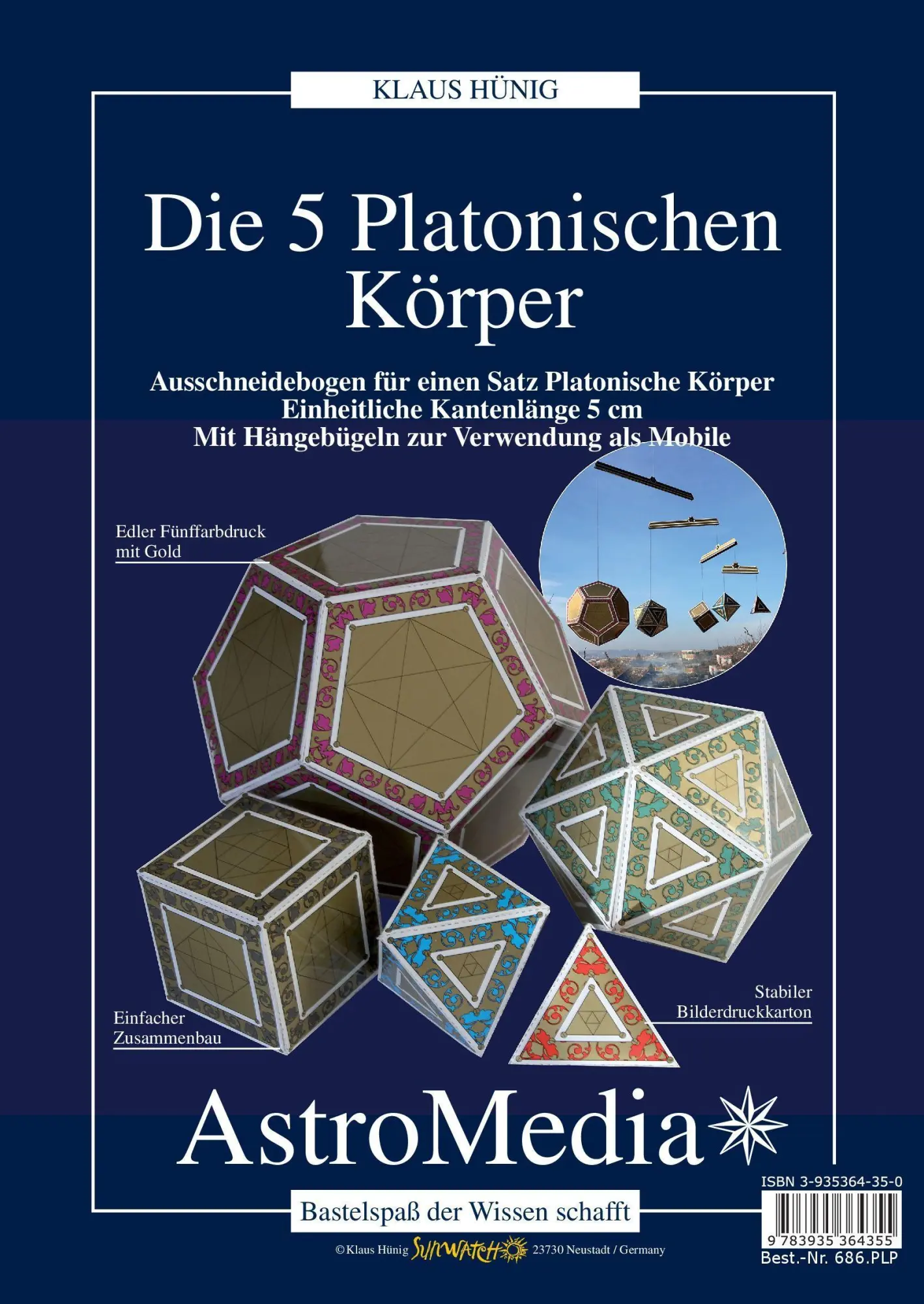 Cover: 4260568976865 | Die 5 Platonischen Körper | Klaus Hünig | Deutsch | 2016
