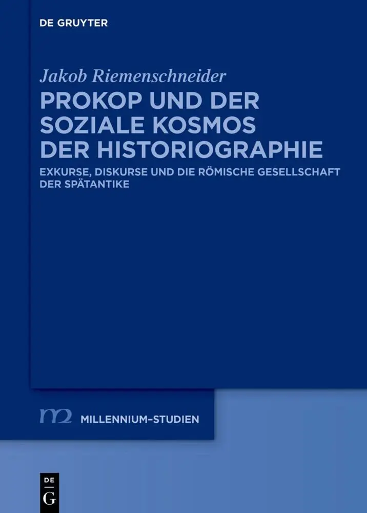Cover: 9783111546865 | Prokop und der soziale Kosmos der Historiographie | Riemenschneider