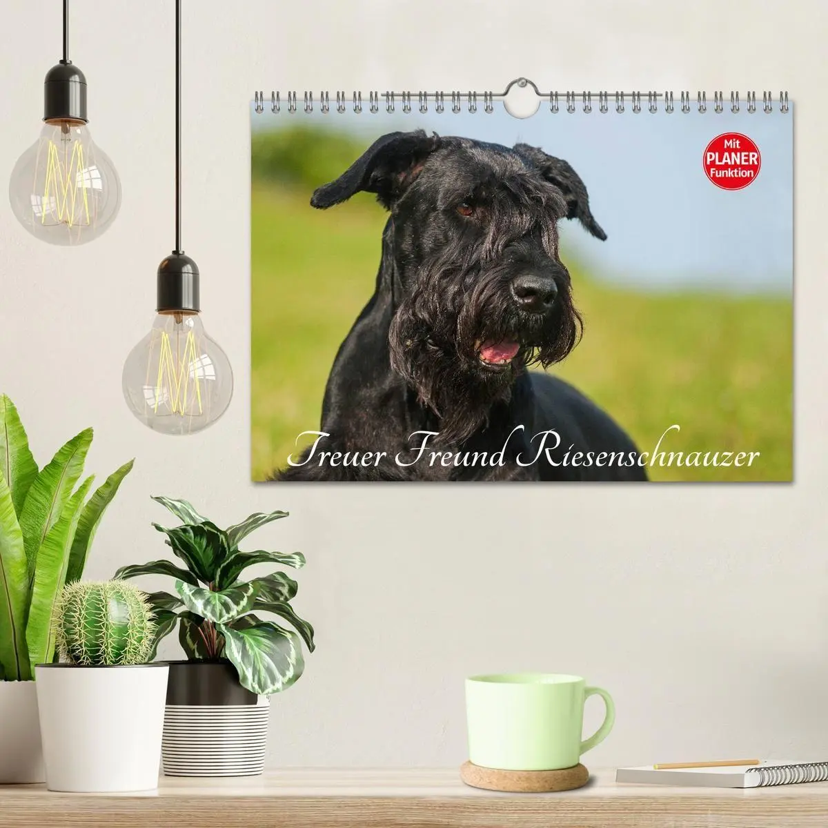 Bild: 9783569956865 | Treuer Freund Riesenschnauzer (Wandkalender 2027 DIN A4 quer),...