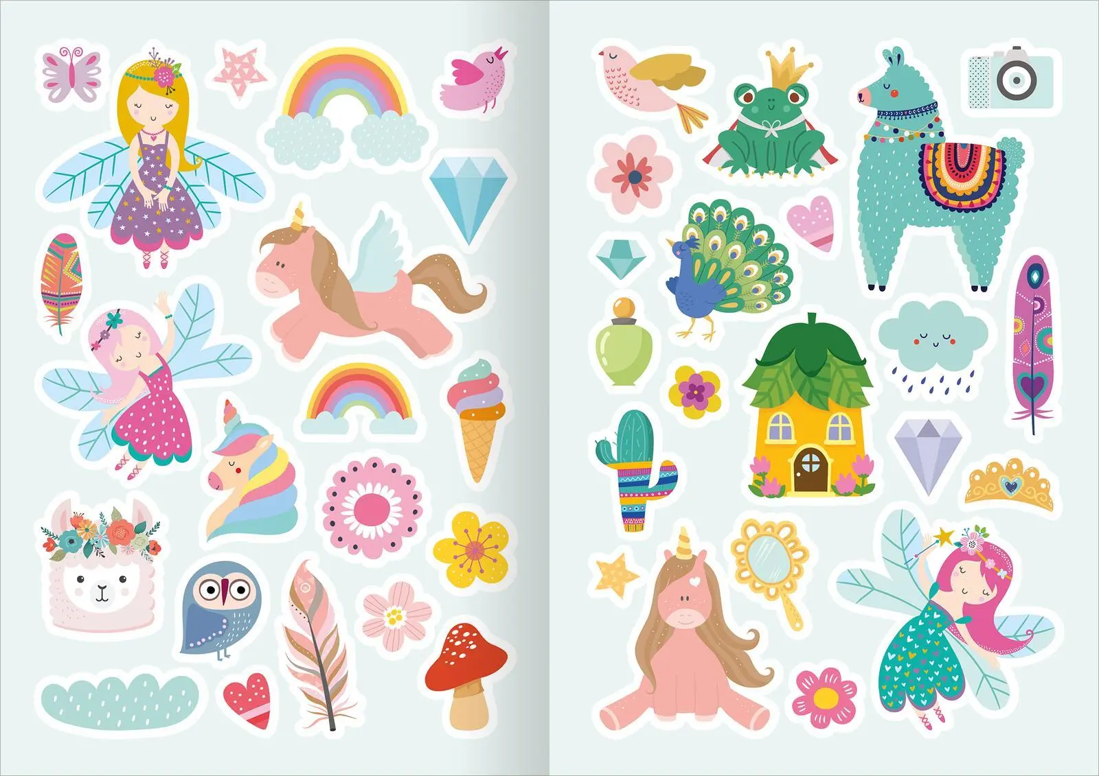 Bild: 4014489136965 | Diamant-Stickerspaß Feen | 150 Sticker mit Diamanten verzieren | 16 S.