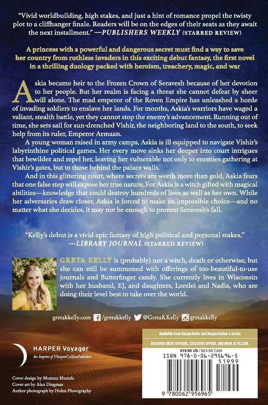 Rückseite: 9780062956965 | The Frozen Crown | A Novel | Greta Kelly | Taschenbuch | Englisch