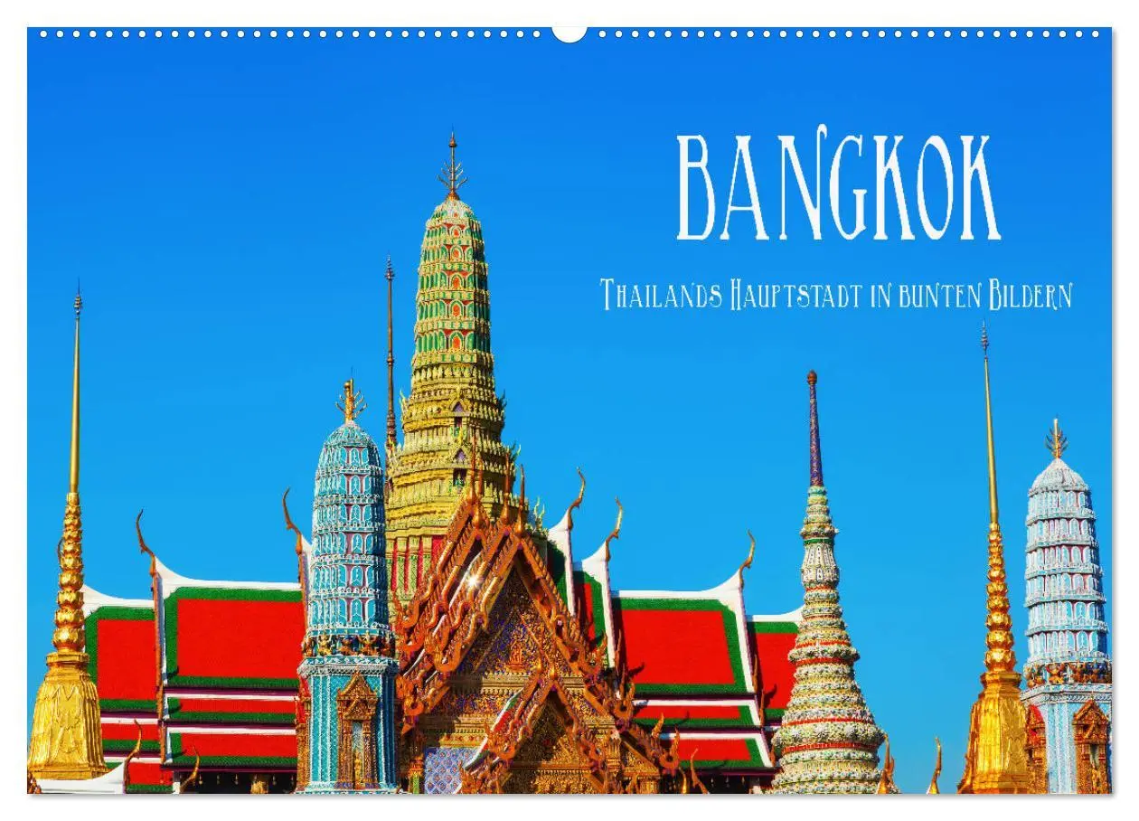 Cover: 9783435366965 | Bangkok - Thailands Hauptstadt in bunten Bildern (Wandkalender 2025...