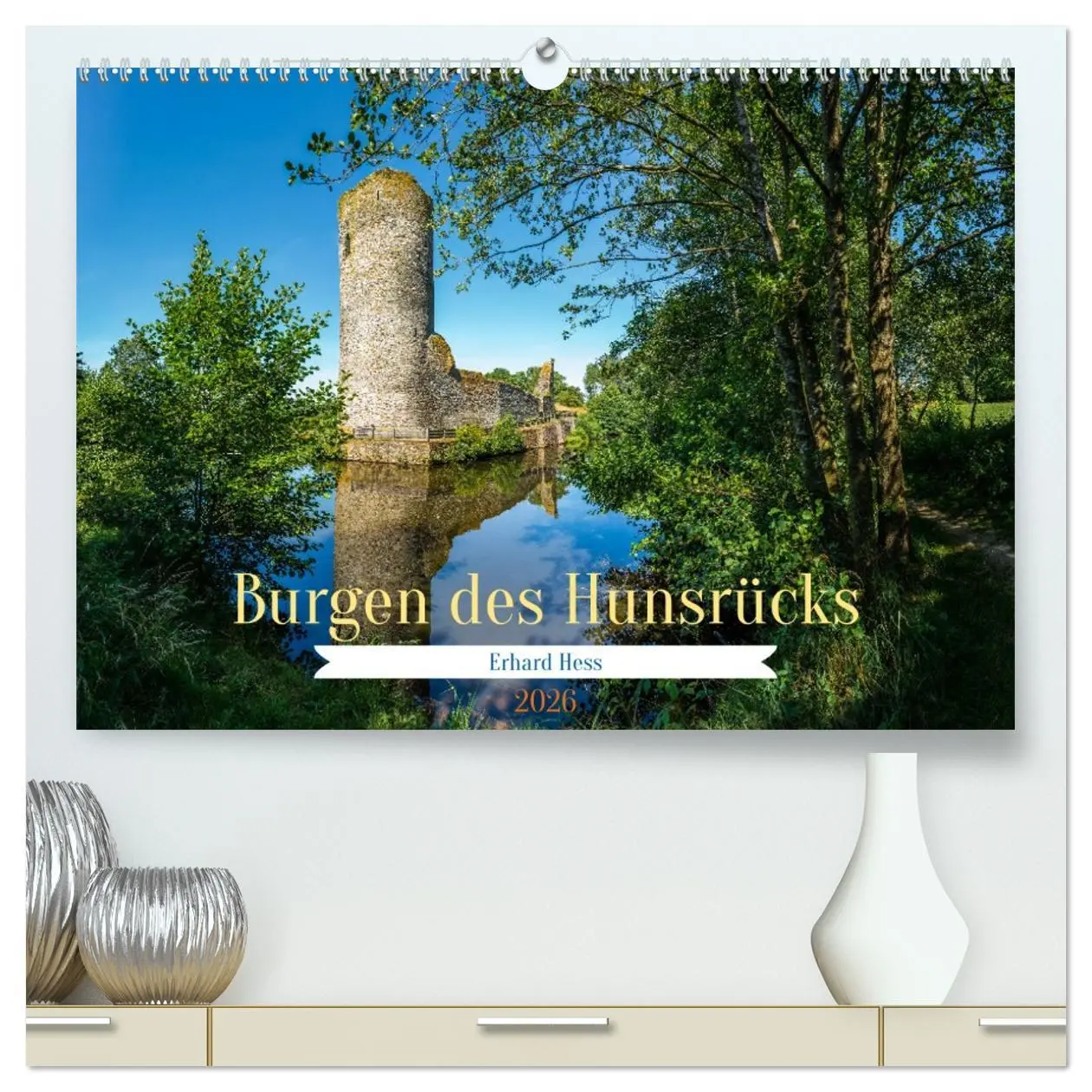 Cover: 9783457386965 | Burgen des Hunsrücks (hochwertiger Premium Wandkalender 2026 DIN A2...
