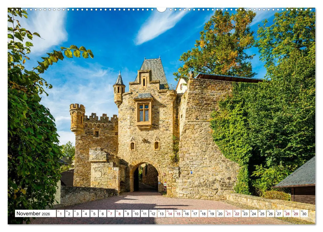 Bild: 9783457386965 | Burgen des Hunsrücks (hochwertiger Premium Wandkalender 2026 DIN A2...