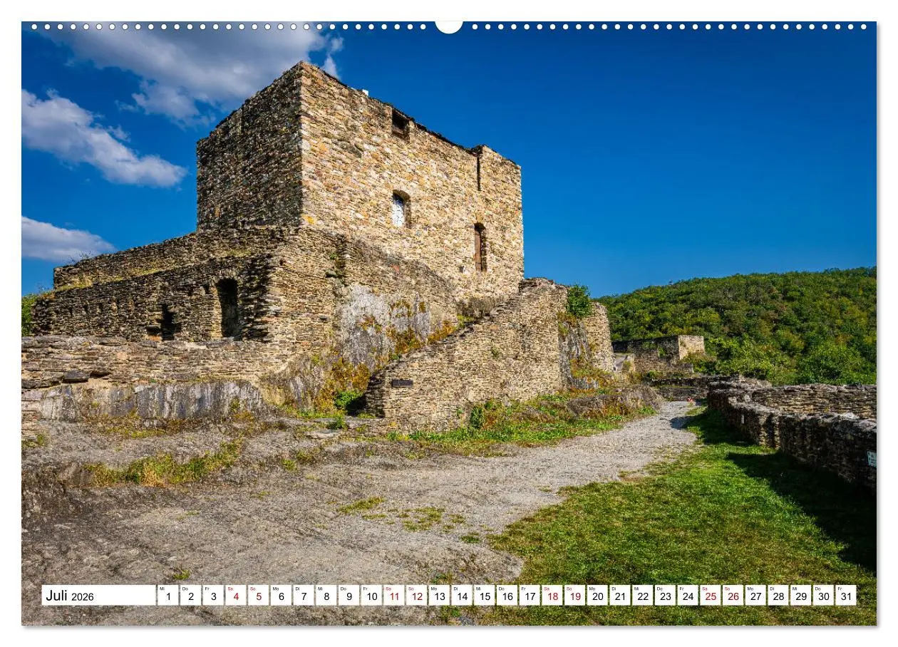 Bild: 9783457386965 | Burgen des Hunsrücks (hochwertiger Premium Wandkalender 2026 DIN A2...