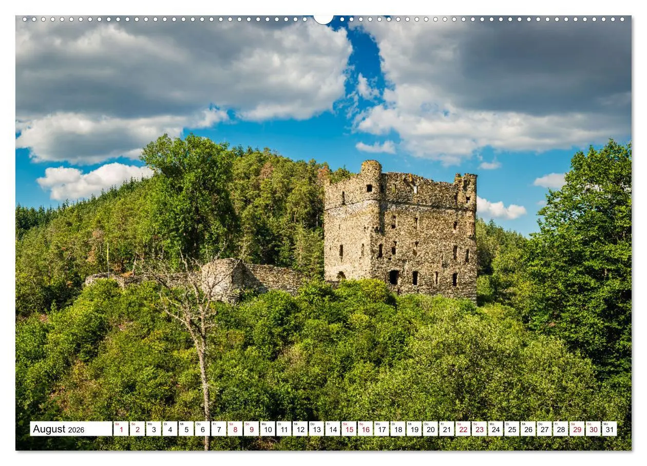 Bild: 9783457386965 | Burgen des Hunsrücks (hochwertiger Premium Wandkalender 2026 DIN A2...
