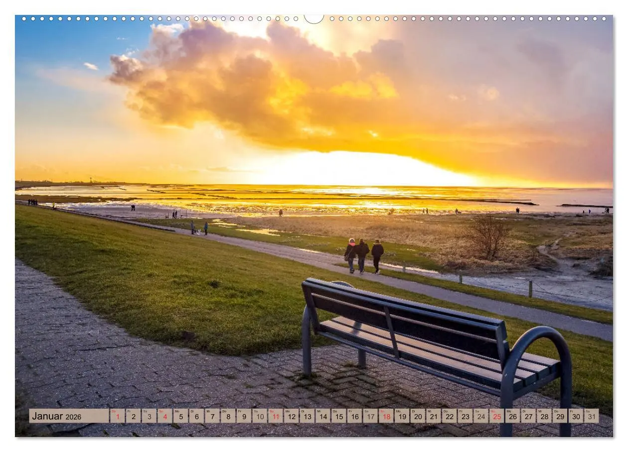 Bild: 9783457456965 | NORDDEICH-LIEBE (hochwertiger Premium Wandkalender 2026 DIN A2...