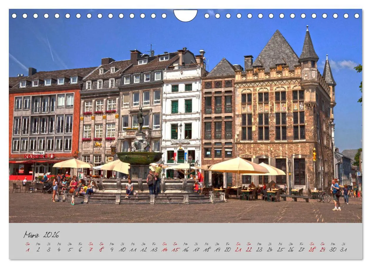 Bild: 9783457766965 | Aachen Die Kaiserstadt (Wandkalender 2026 DIN A4 quer), CALVENDO...