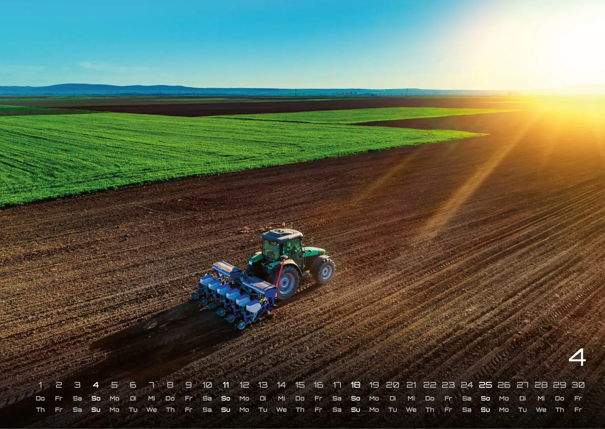 Bild: 9783986736965 | Landmaschinen - Traktor - 2027 - Kalender DIN A3 | GP-Fever. de | 2027
