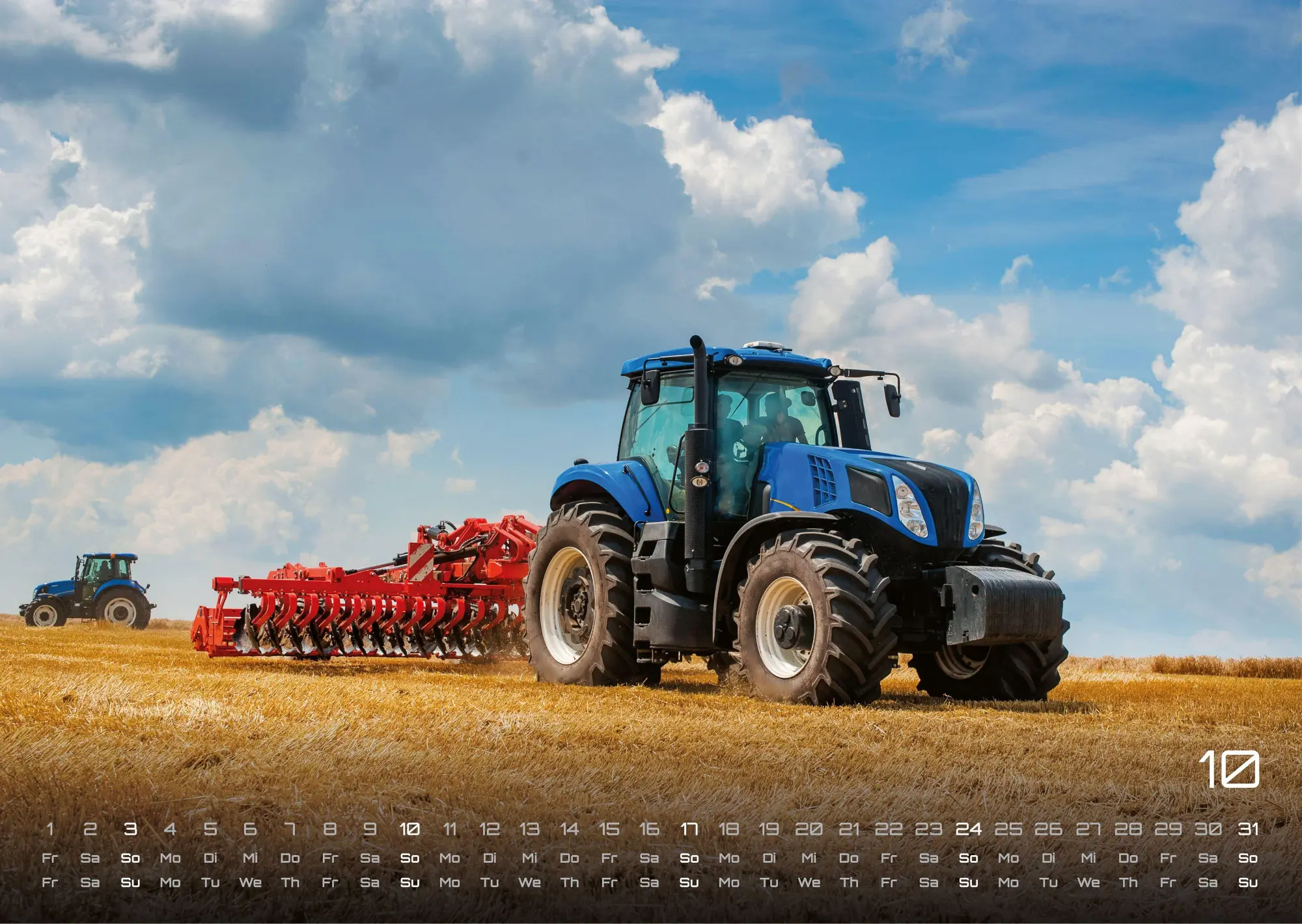 Bild: 9783986736965 | Landmaschinen - Traktor - 2027 - Kalender DIN A3 | GP-Fever. de | 2027