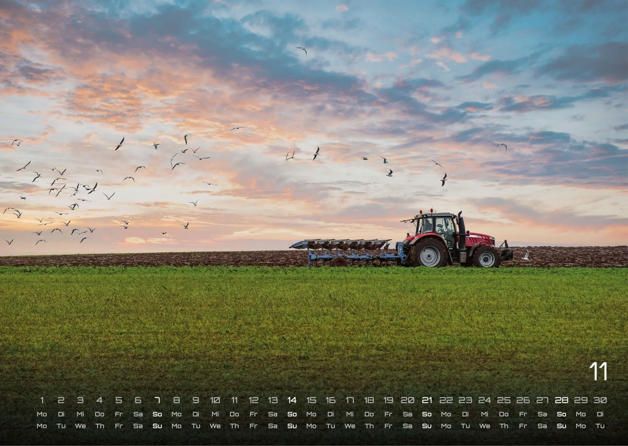 Bild: 9783986736965 | Landmaschinen - Traktor - 2027 - Kalender DIN A3 | GP-Fever. de | 2027