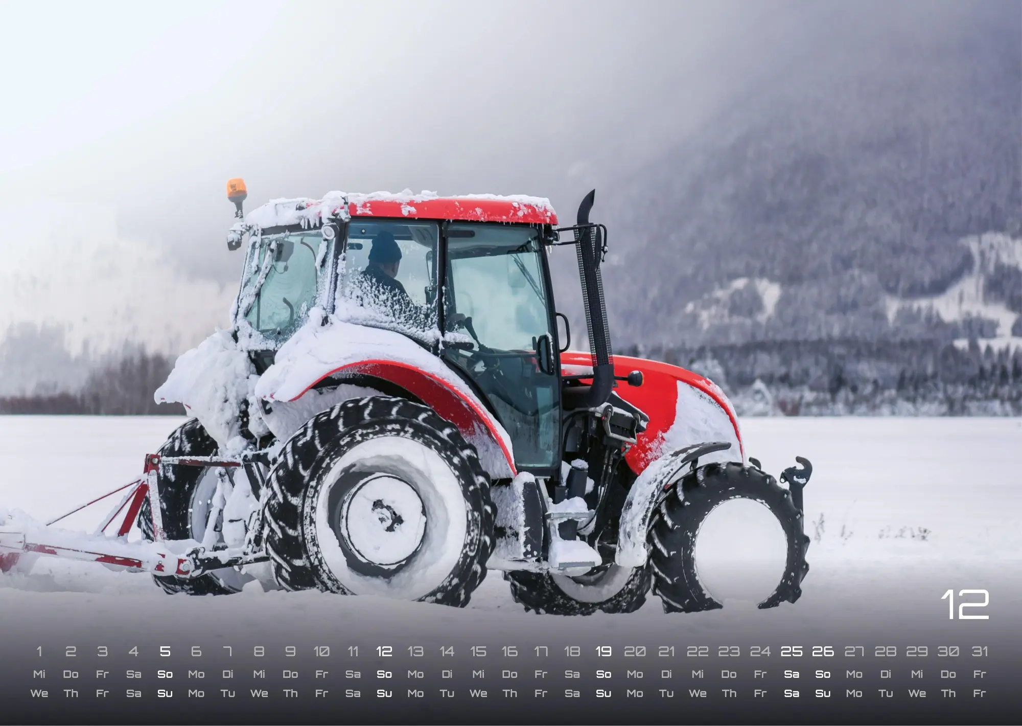 Bild: 9783986736965 | Landmaschinen - Traktor - 2027 - Kalender DIN A3 | GP-Fever. de | 2027