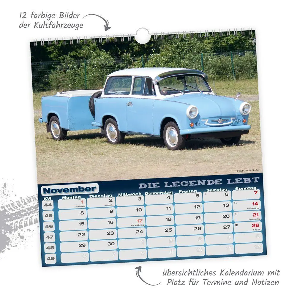 Bild: 9783988026965 | TRÖTSCH - Technikkalender Trabant 2027 | Wandkalender Technikkalender