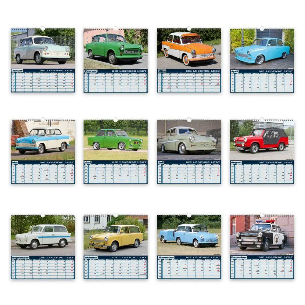 Bild: 9783988026965 | TRÖTSCH - Technikkalender Trabant 2027 | Wandkalender Technikkalender