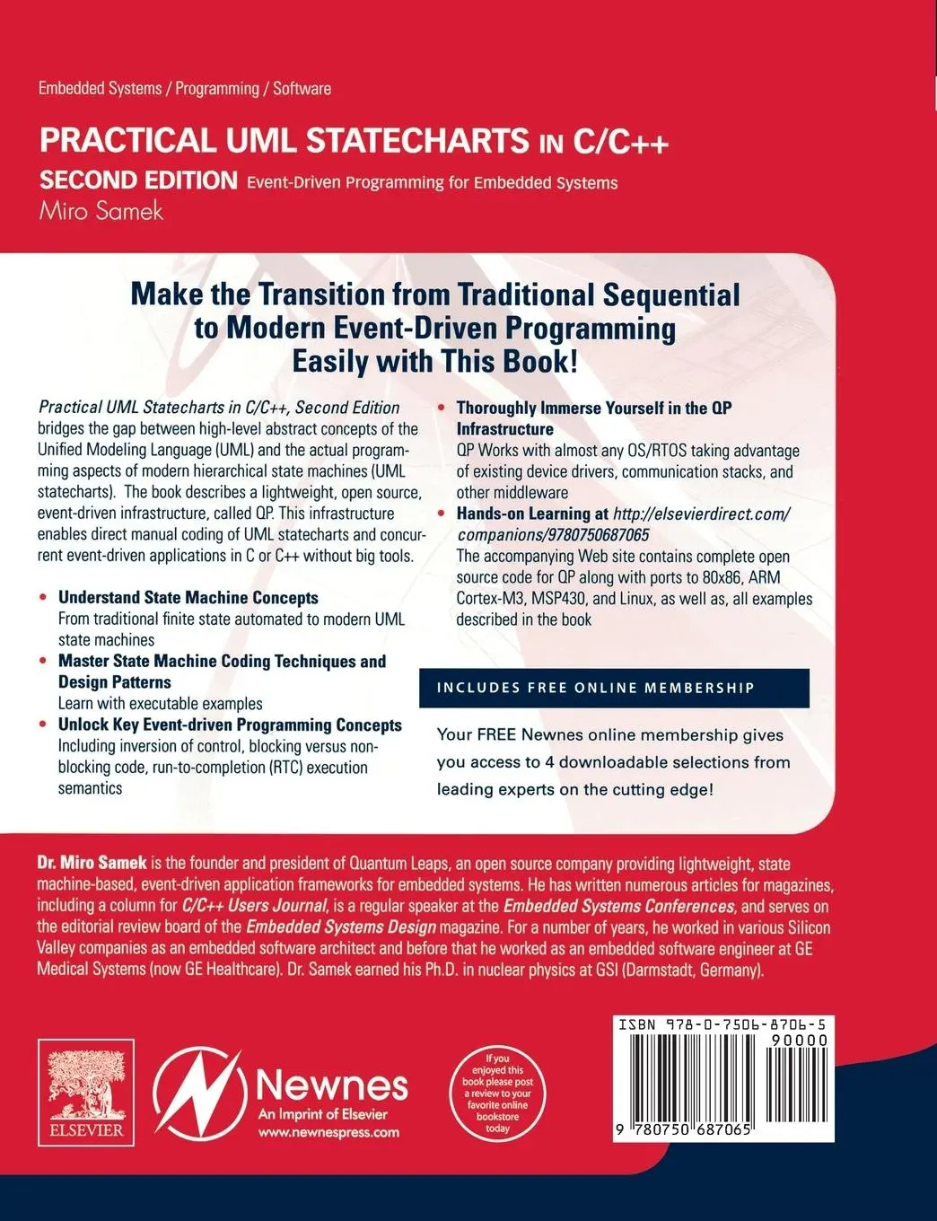 Rückseite: 9780750687065 | Practical UML Statecharts in C/C++ | Miro Samek | Taschenbuch | 2008