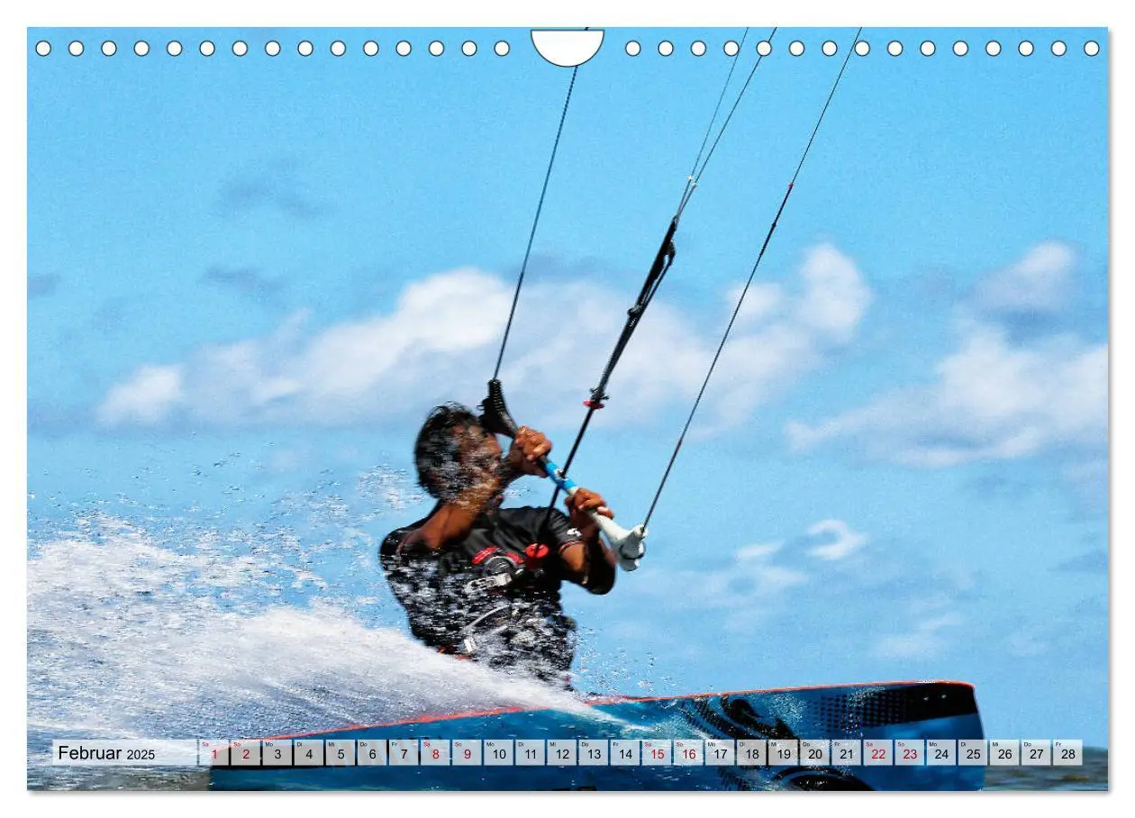 Bild: 9783435327065 | Kitesurfen - Action pur (Wandkalender 2025 DIN A4 quer), CALVENDO...