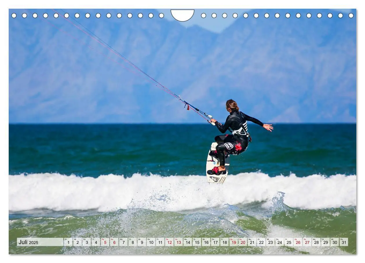 Bild: 9783435327065 | Kitesurfen - Action pur (Wandkalender 2025 DIN A4 quer), CALVENDO...